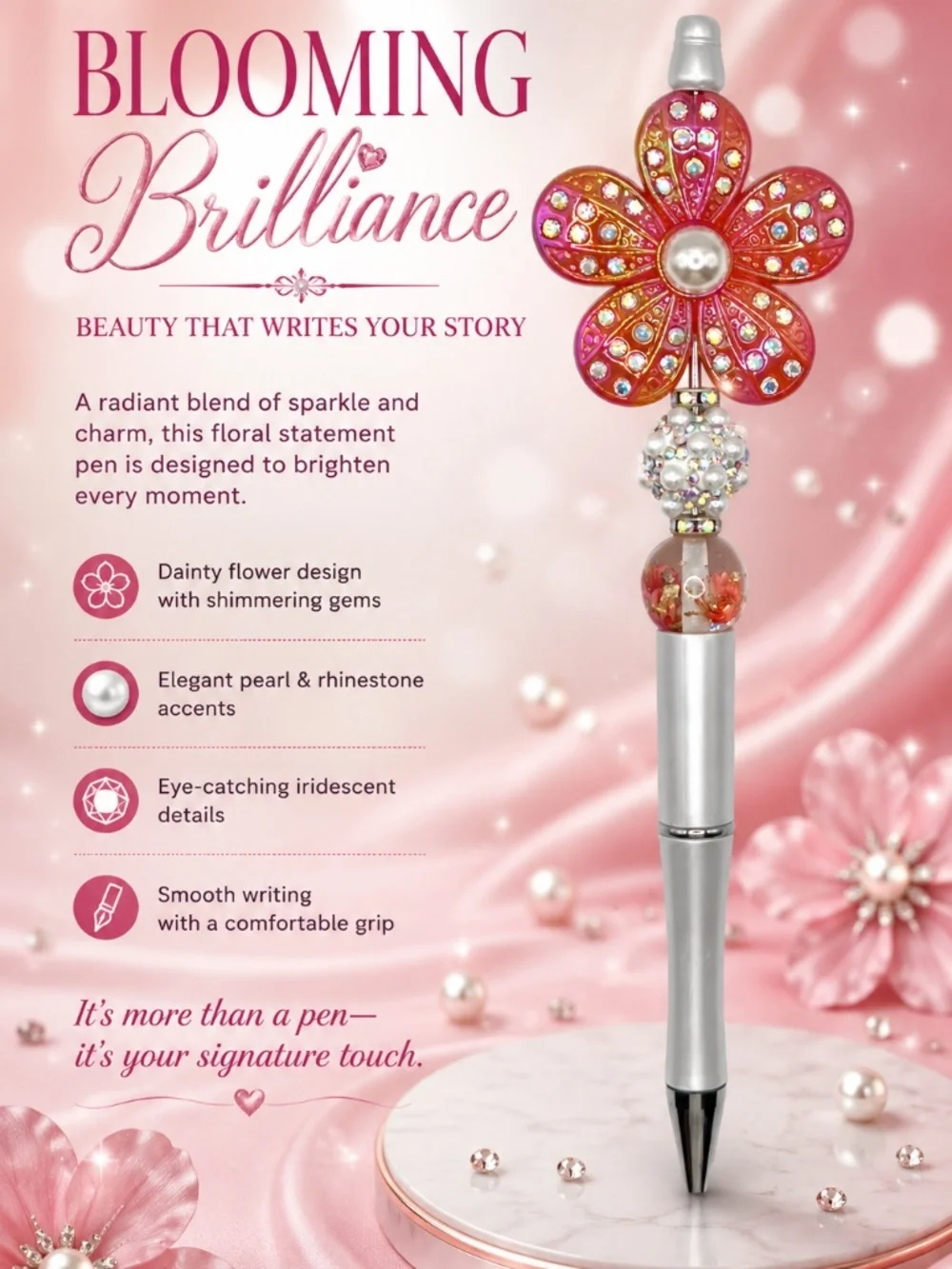 Petals & Pearls Pen